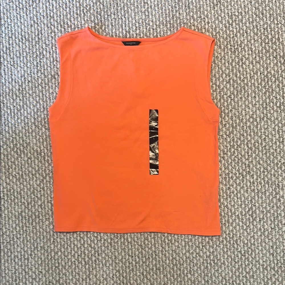 NWT: Orange Sleeveless Women's Top